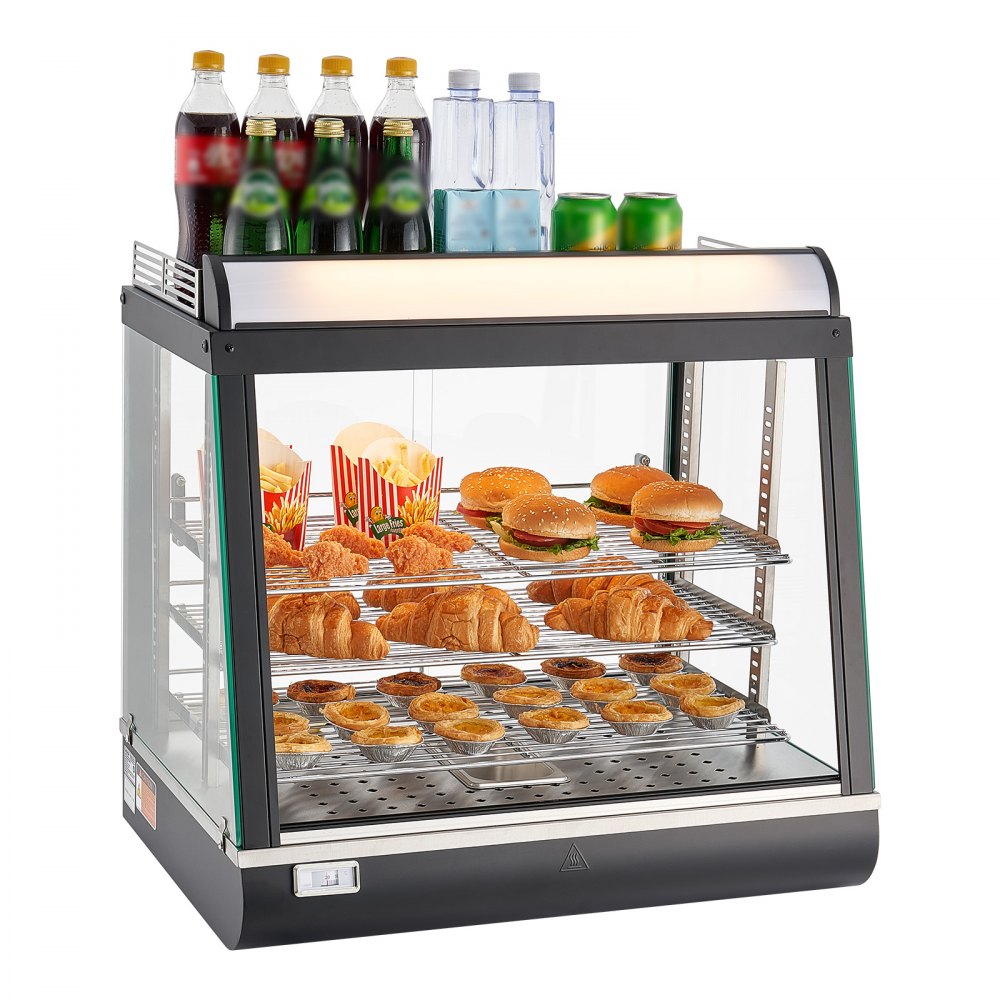 3-Tier Commercial Food Warmer Display angle 3