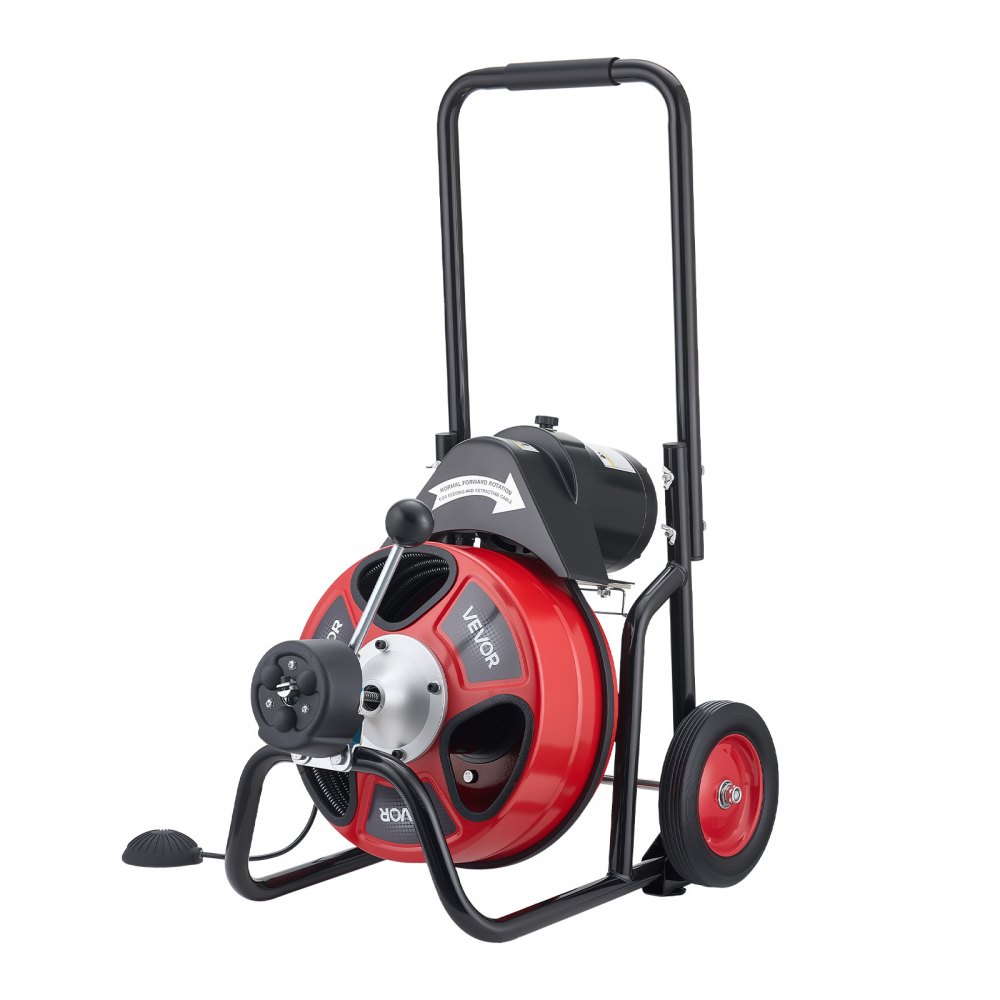 Drain Cleaner Machine 100 FT x 1/2 Inch angle 6