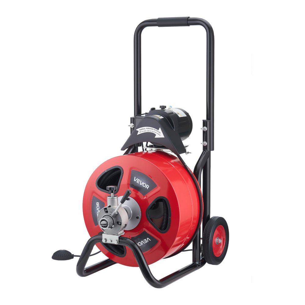 Drain Cleaner Machine 100 FT x 3/4 Inch angle 4